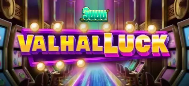 Interface do jogo de slot ValhalLuck com temática nórdica